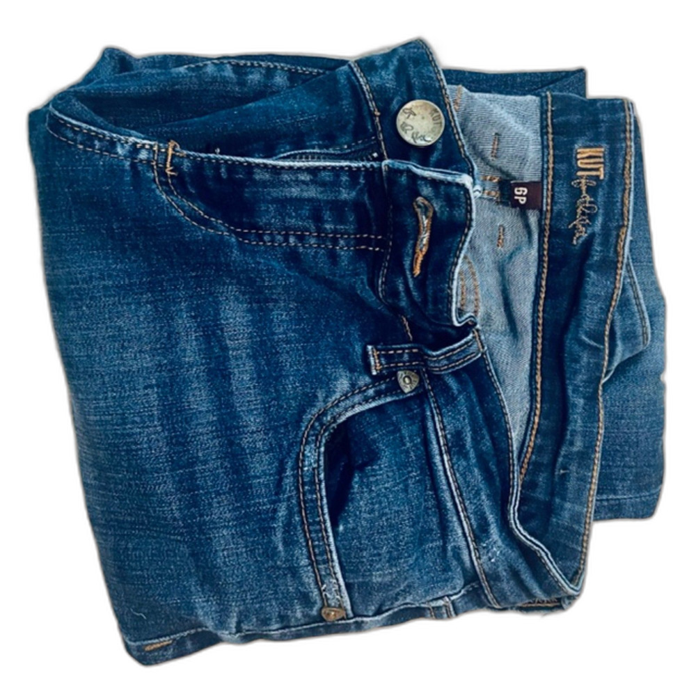 Kut from the Kloth Catherine Boyfriend Jeans Women’s 6P Medium Wash Y2K Denim